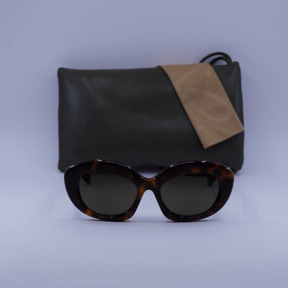 Loewe LW40153F 52E Cat Eye Sunglasses – Dark Havana\\Brown main image 8